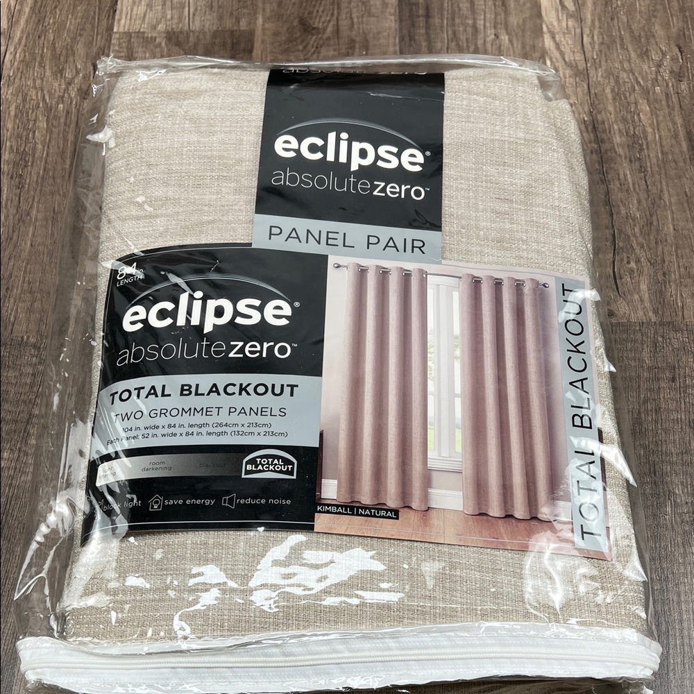 Eclipse Absolute Zero Blackout Curtains in Cream
